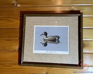 Signed Limited Edition Framed Print "Ringneck Duck" by Neal Anderson