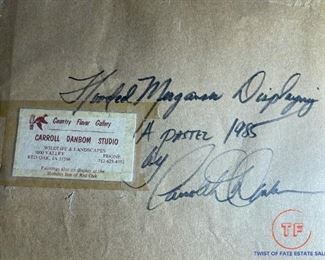 Original Framed Pastels by Carroll Danbom 