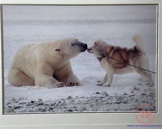 THOMAS MANGELSEN Signed Limited Edition "Polar Kiss"