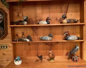 Collection of Handmade Duck Decoys