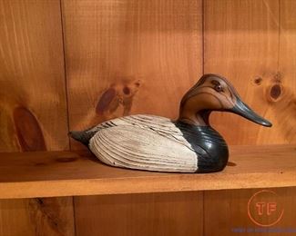 Hand Carved Duck Decoy by Jack Donelan