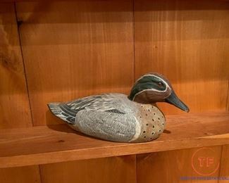 Hand Carved Duck Decoy by Jack Donelan