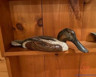 Hand Carved Duck Decoy by Jack Donelan