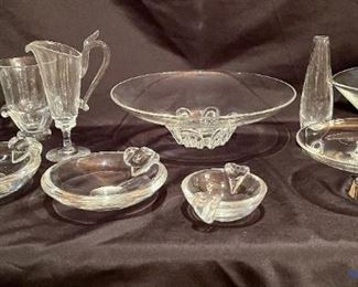 STEUBEN Crystal Art Glass Pieces