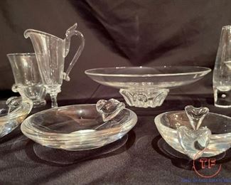 STEUBEN Crystal Art Glass Pieces