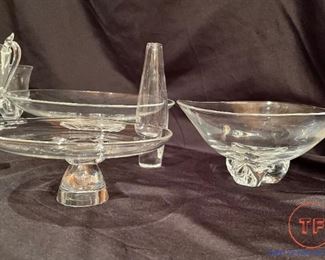 STEUBEN Crystal Art Glass Pieces