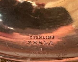 Antique STERLING Silver Urn/Canister - PAIR