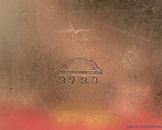 1921 Barbour S.P. Co. Antique Silver Plated Bridal Flower Basket