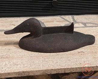 Antique Cast Iron Duck Boot Scrapper