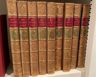 1816 "The Works of Ben Jonson" 9 Volume Set