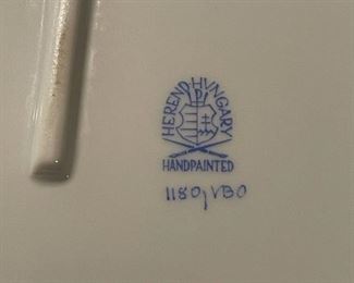 HEREND Soup Tureen and Serving Bowl - Queen Victoria Pattern