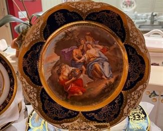 Ouzzi & Co. Venzzia Hand Painted Plates