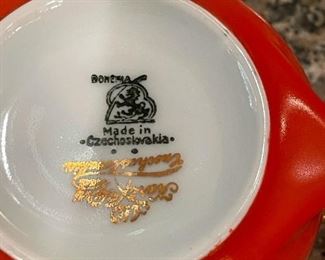  Made in Czechoslovakia Tea Cups