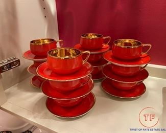  Made in Czechoslovakia Tea Cups