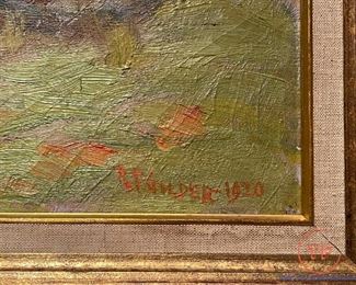 ROBERT F. GILDER (1856 - 1940) - Oil Painting on Canvas -  24" x 30"