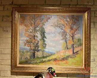 ROBERT F. GILDER (1856 - 1940) - Oil Painting on Canvas -  24" x 30"