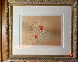 Limited Edition Colored Lithograph by Gilbert Michaud