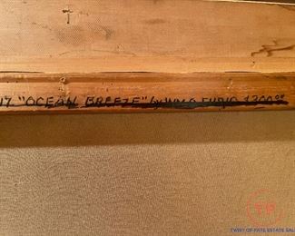 WILLIAM COLUMBUS EHRIG (1892 - 1969) - Oil Painting on Canvas - Maine Coastal Seascape - 28" x 22"