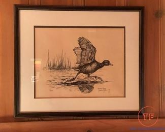 Justin Young Signed Framed Print