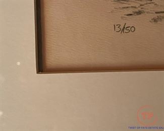 Justin Young Signed Framed Print