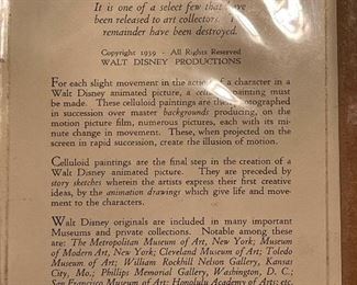 ORIGINAL Walt Disney Studios Gouache on Celluloid: Jiminy Cricket from the Movie Pinocchio by Courvoisier Galleries