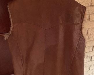 Vintage Scully Leatherware  Western Leather Jacket with Embroidered Design