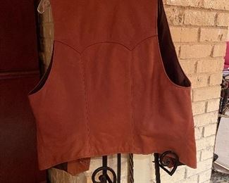 Vintage Scully Leatherware  Western Leather Jacket with Embroidered Design