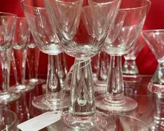 STEUBEN Teardrop Barware Glasses