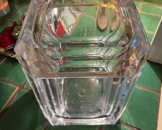 MCM Lucite Ice Bucket with Swivel Lid by ALESSANDRO ALBRIZZI