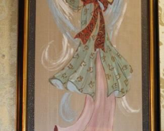 Ink and Water Color Asian Art