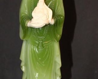 Elder Man Figure with Budda