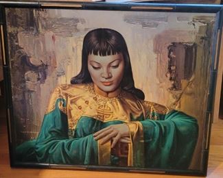 Framed Asian Art by Vladimir Tretchikoff
