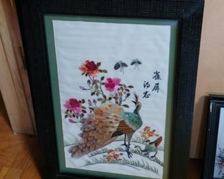 Silk Embroidered Art