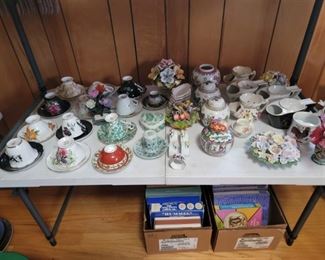 Cups and Saucers, Pitchers, Servers, Ginger Jars, Florals