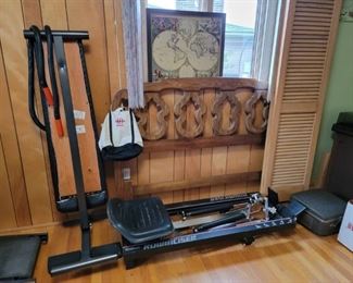 Slant Board, Row Exercise, Headboard, World Map, Recorder