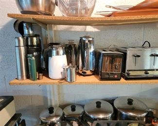 Pots Pans, Toaster, Coffee Makers, Thermos