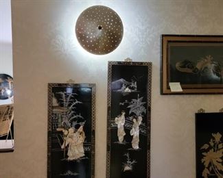 Black Lacquer Wall Hangings