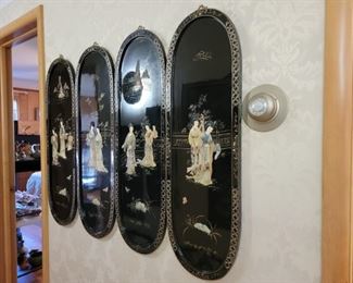 Black Lacquer Wall Hangings