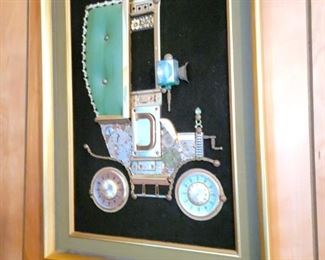 Car made from Clock Parts