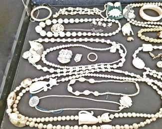 Ivory Necklaces, Pins, Earrings, Charms, Bracelets