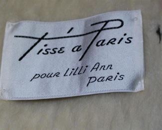 Tisse a Paris pour Lilli Ann Paris Vintage Swing Coat