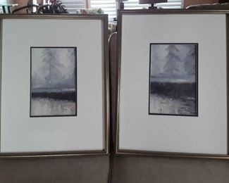 2 Original Framed Oil Painting