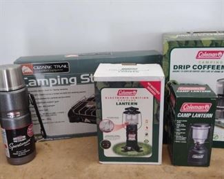 Camping Lot, Stove, Coffeemaker And More