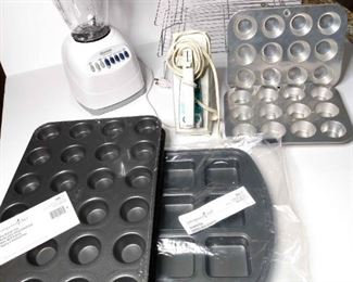 Collection Of Vintage And Modern Baking Equipment