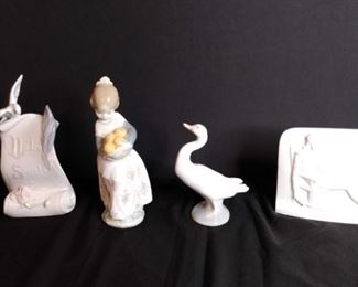 Four Smaller Pieces Of Lladro.