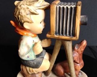 Hummel Of A Bit With Dog And Old Camera.