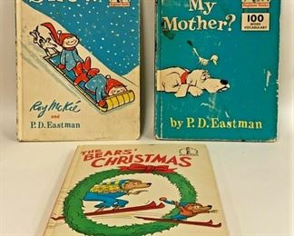 https://www.ebay.com/itm/125062268368	TU1034 SET OF 3 VINTAGE CHILDRENS BOOKS BY P. D. EASTMAN & BERENSTAIN 1960-1970 	BIN	$19.99 
