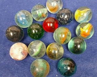 https://www.ebay.com/itm/125062367875	LAN9394 VINTAGE LOT OF 16 LARGE SIZE 1960s MARBLES		Auction
