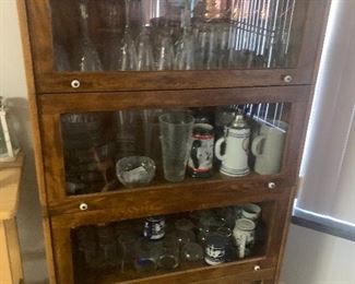 This item available for presale.  $ 275 As is.  Items in unit not included.  Top glass is cracked