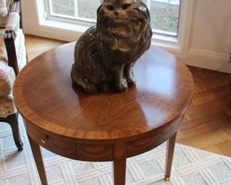 Baker inlaid occasional table